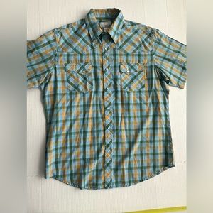 Men’s Wrangler‎ L Wrancher Western Shirt  Pearl Snap
